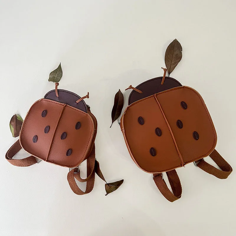 Embroidery Lady Bug - กระเป๋าเป้สะพายหลังเด็ก ดีไซน์เต่าทอง น่ารัก สไตล์เกาหลี ปี 2026