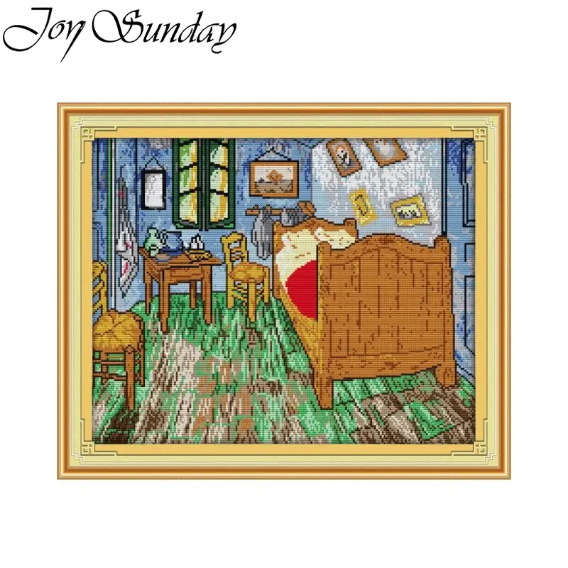 Joy Sunday Van Gogh ห้องนอนรูป - Embroidery Meaning บทวิจารณ์และราคา