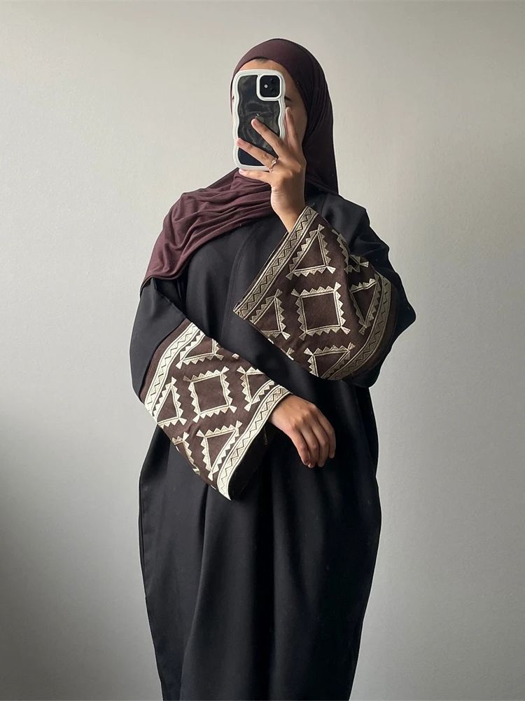 ชุดเดรสมุสลิมคาฟตันสำหรับผู้หญ - Embroidery Kebaya บทวิจารณ์และราคา