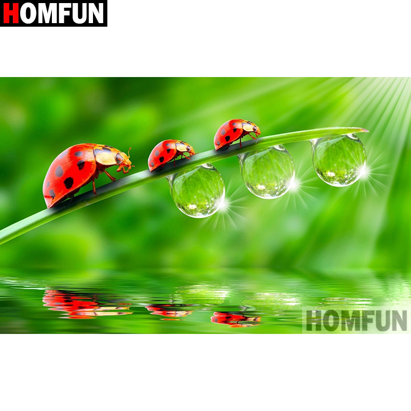 HOMFUN Art 5D Diy เพชรภาพวาด 