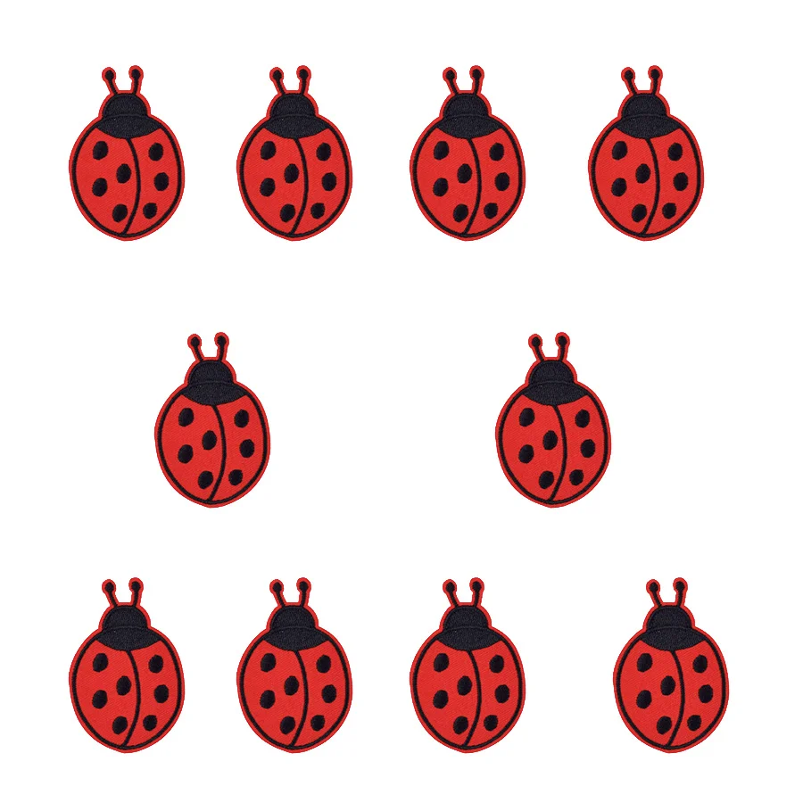 แพทช์สำหรับเสื้อผ้าเหล็กบนAppl - Embroidery Lady Bug บทวิจารณ์และราคา