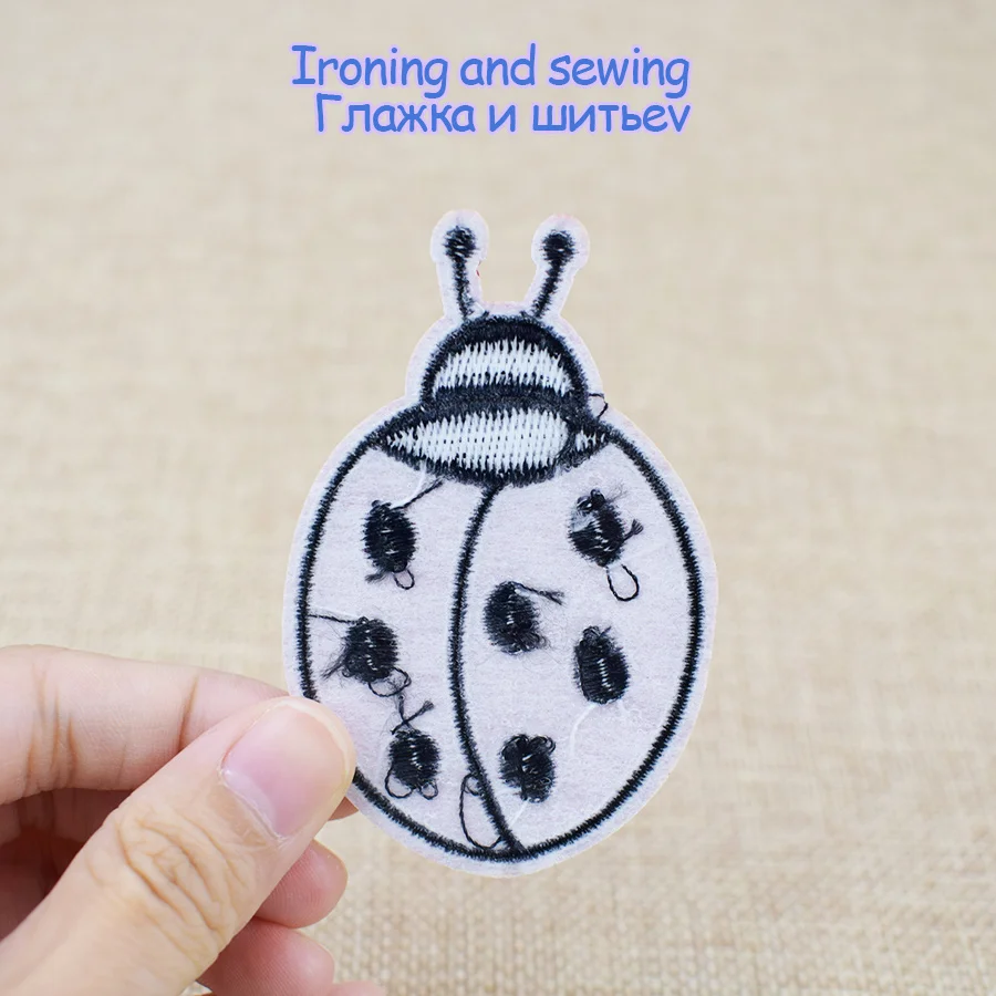 แพทช์สำหรับเสื้อผ้าเหล็กบนAppl - Embroidery Lady Bug บทวิจารณ์และราคา