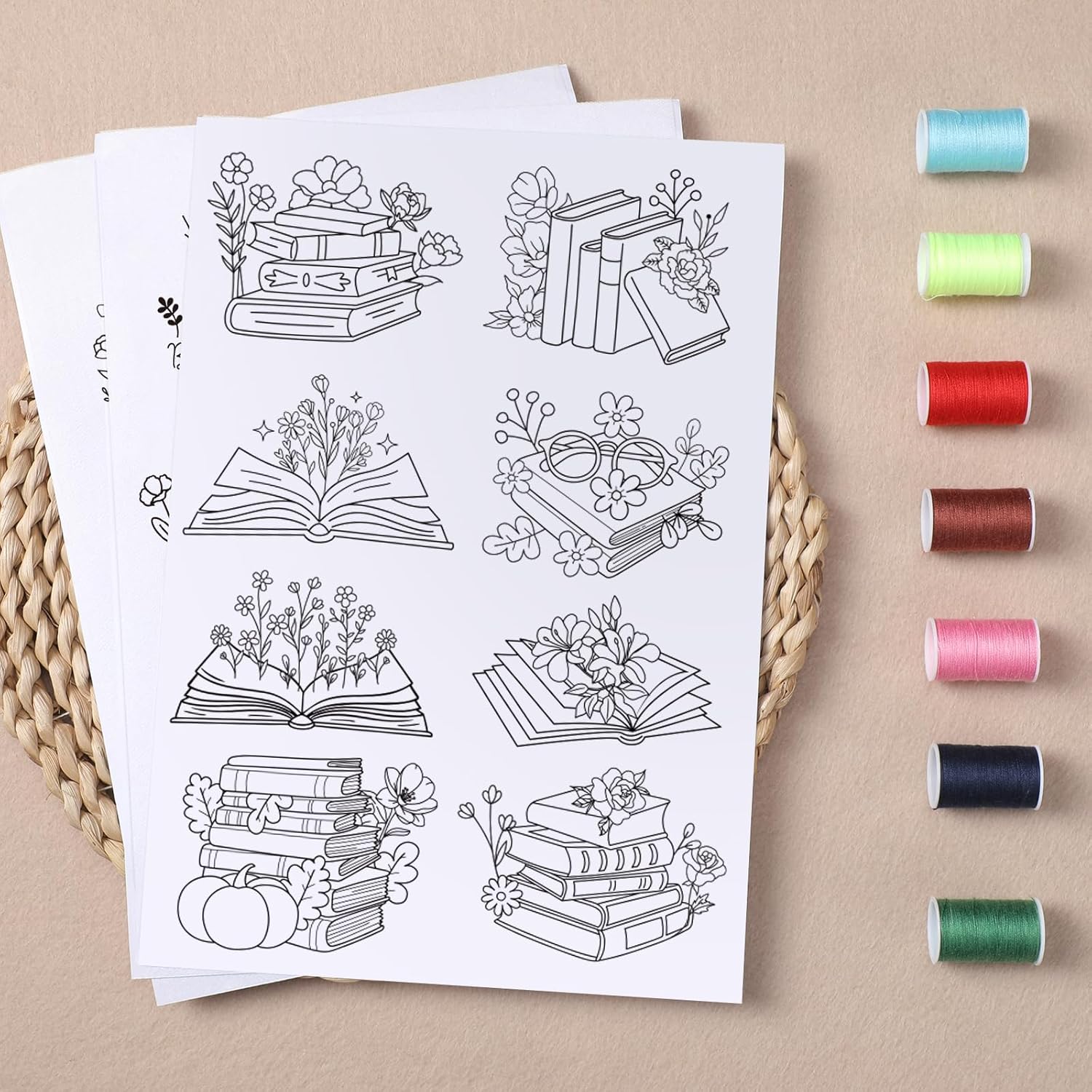 กระดาษลายปักสำเร็จรูป ชุดอุปกร - Embroidery Meaning บทวิจารณ์และราคา