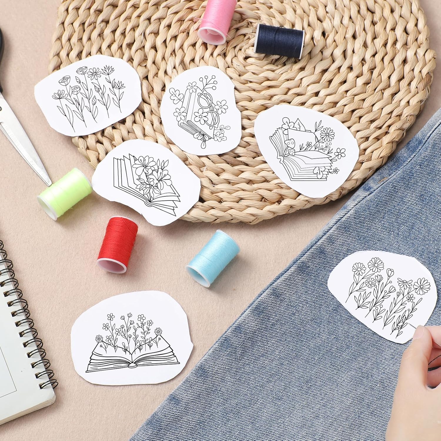 กระดาษลายปักสำเร็จรูป ชุดอุปกร - Embroidery Meaning บทวิจารณ์และราคา