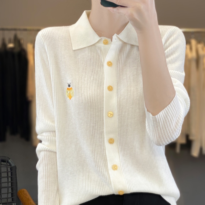 วินวีนีเสื้อผ้าผู้หญิง เสื้อคา - Embroidery Lady Bug บทวิจารณ์และราคา
