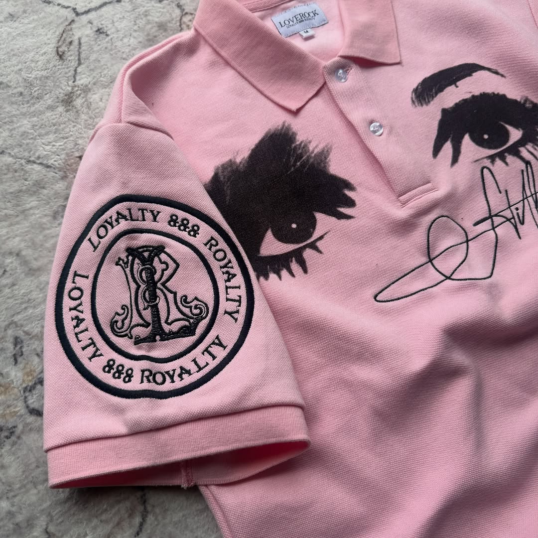 เสื้อโปโลสไตล์เรโทรแบบอเมริกัน - Embroidery Design Logo บทวิจารณ์และราคา
