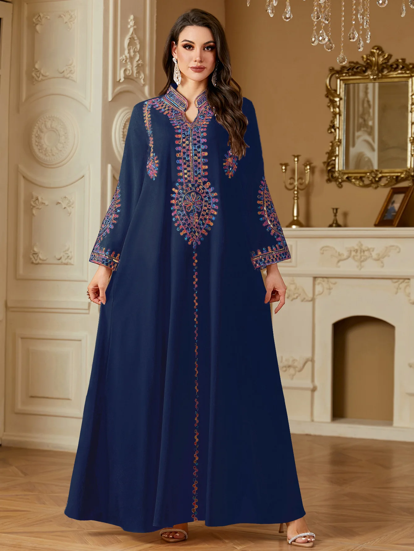 ชุดเดรสปักลายสำหรับงานอีด ผู้ห - Embroidery Kebaya บทวิจารณ์และราคา