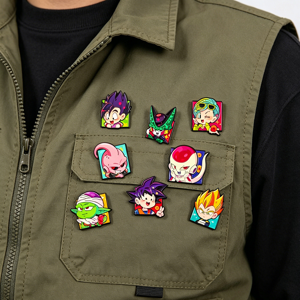 เข็มกลัดเคลือบลายตัวละครจิบิโก - Embroidery Reddit บทวิจารณ์และราคา