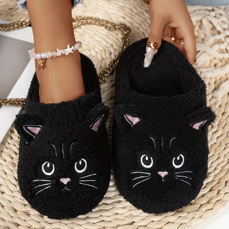 รองเท้าแตะขนสัตว์นุ่มสบายสำหรั - Embroidery Garments บทวิจารณ์และราคา